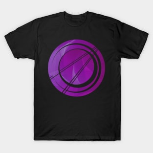 Purple Galaxy planet Geometric T-Shirt